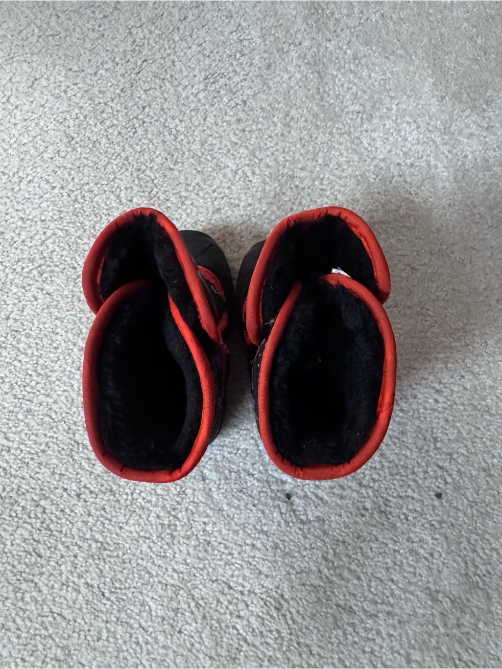 Kamik Kids Black And Bright Orange Waterproof Winter Snow Boots - Size 7 — image 8 of 8
